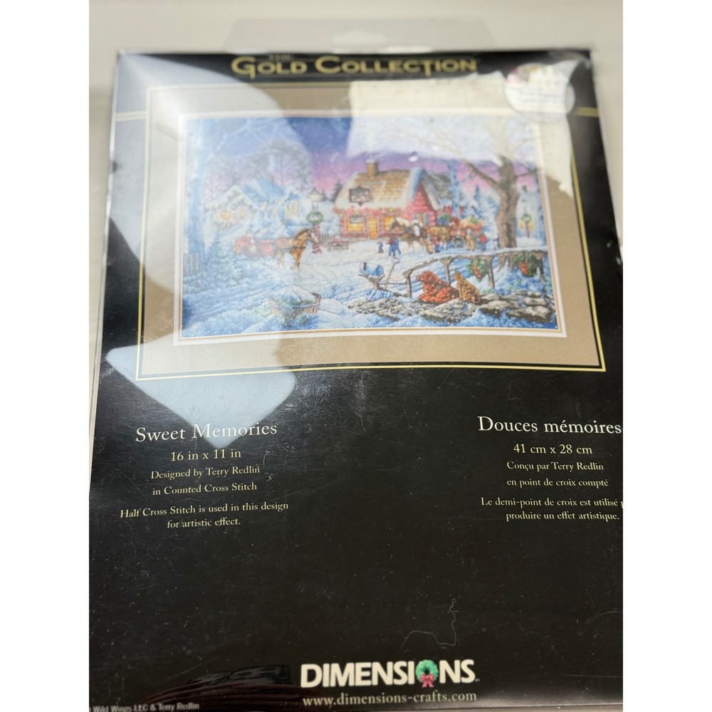 Dimensions Gold Collection Sweet Memories Counted Cross Stitch Kit Terry Redlin
